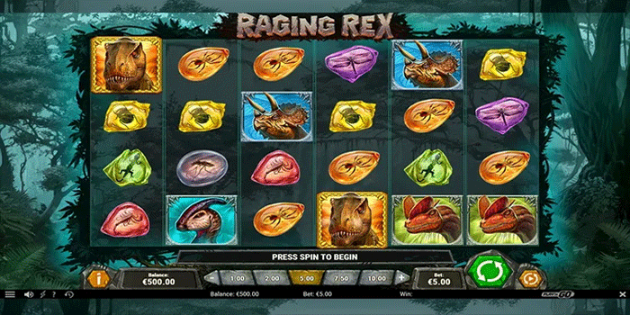 Tumble Feature Menguntungkan Slot Raging Rex Megaways
